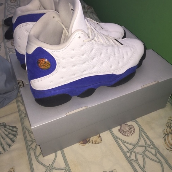 Jordan Retro 13 white/blue - Picture 4 of 4